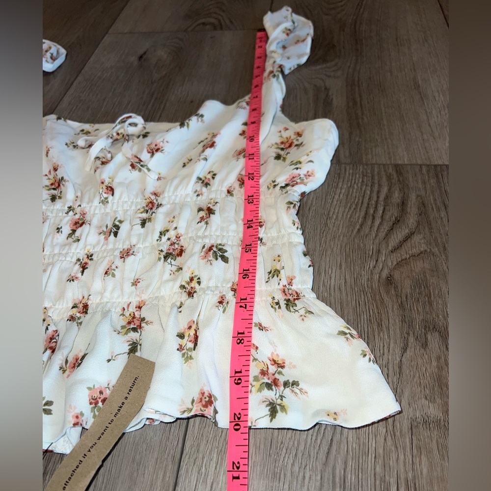 Reformation Floral Ruffle Tank - Picture 6 of 10